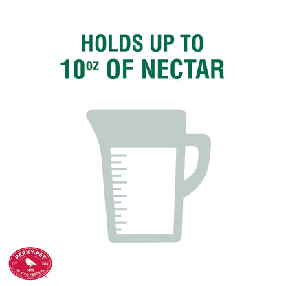 Perky-Pet Glass Hummingbird Feeders for Outdoors - Antique Bottle Style Bird Feeder - 10 Oz Humming Bird Feeders for Outdoor Garden Decor