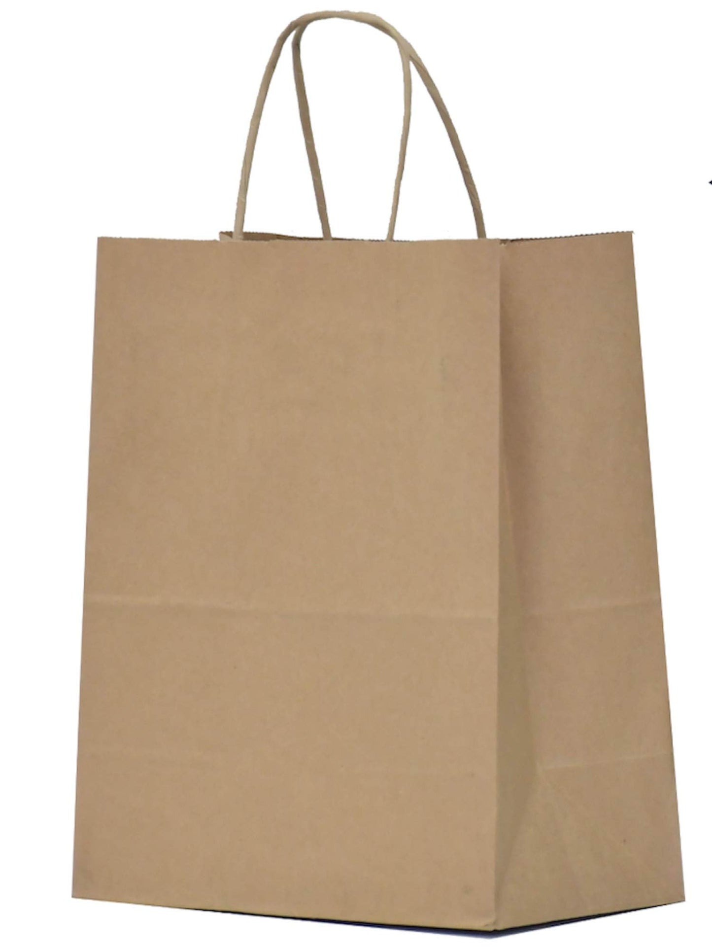 Qutuus Kraft Paper Gift Bags with Handles 8x4.5x10 25Pcs Brown Gift Bags Bulk Medium Size Small Business Bags, Party Bags, Retail Kraft Shopping Bags