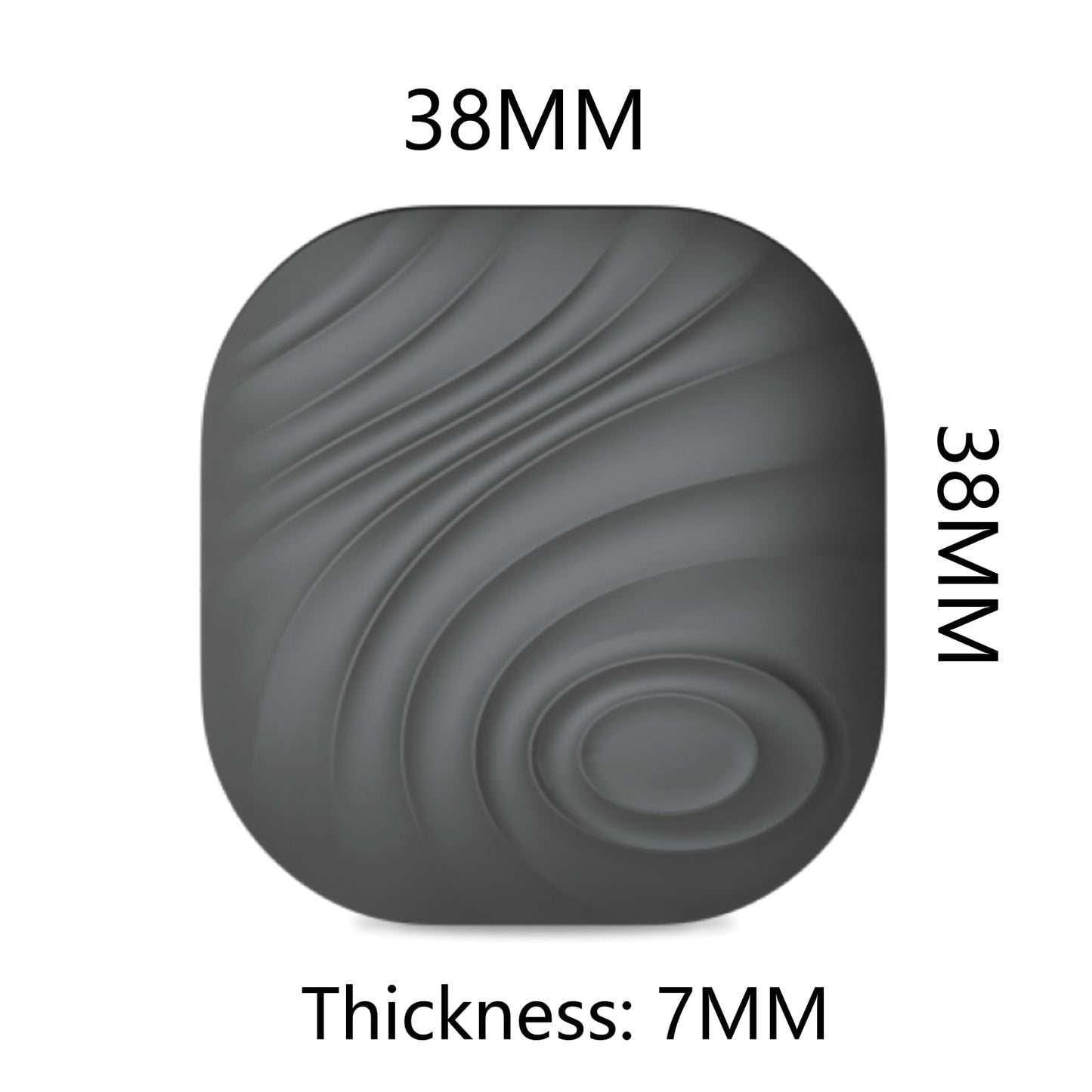 Nutale Findthing Key Finder Smart Tag 4-Pack - Bluetooth Tracker Item Locator with Key Chain - Both iOS and Android Compatible for Keys Pet Wallets Backpacks and Tablets (4-Coffee)