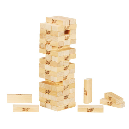 Hasbro Gaming Jenga Wooden Blocks Stacking Tumbling Tower Game | Party Games for Kids & Families | Easter Basket Stuffers | Ages 6+ (Amazon Exclusive)