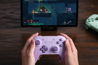 8BitDo Ultimate 2C Wireless Controller for Windows PC and Android, with 1000 Hz Polling Rate, Hall Effect Joysticks and Triggers, and Remappable L4/R4 Bumpers (Purple)