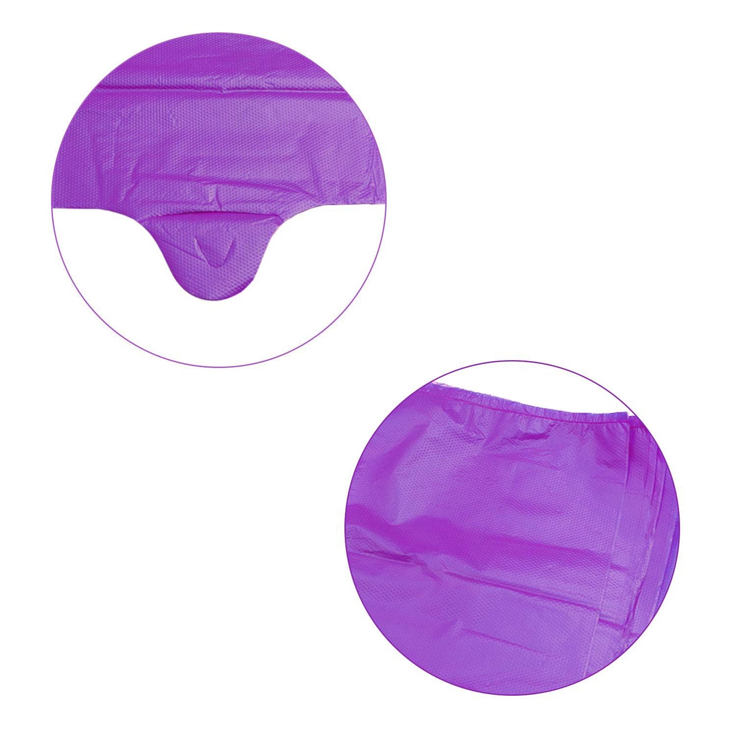 LazyMe T-Shirt Carry-Out Bags Plastic Grocery Bags with Handles Shopping Bags in Bulk Restaurant Bags, Standard Supermarket Size,12 x 20 inch (Purple 100 Pcs)