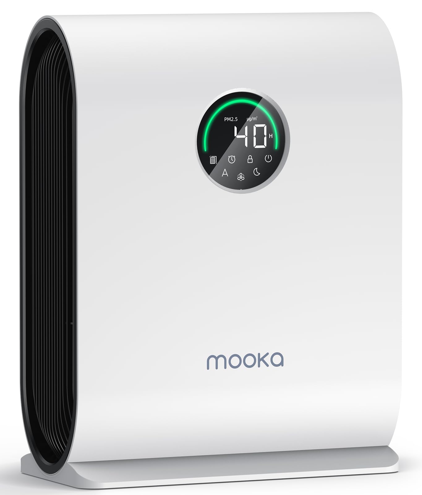 Air Purifiers for Home Large Room Up to 2500 ft² with PM 2.5 Display Air Quality Sensors, MOOKA H13 HEPA Air Purifier With Auto Mode for Pets Dust Odor Smoke, Timer, 15dB Sleep Mode for Bedroom, KJ217