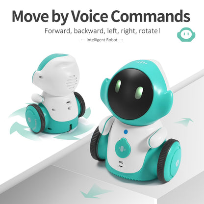 GILOBABY Robot Toys, Rechargeable Smart Talking Robots for Kids, Intelligent Robot with Voice Controlled Touch Sensor, Singing, Dancing, Recording, Repeat, Birthday Gifts for Boys Ages 6+ Years