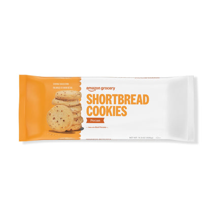Amazon Grocery, Pecan Shortbread Cookies, 11.3 Oz (Previously Happy Belly, Packaging May Vary)