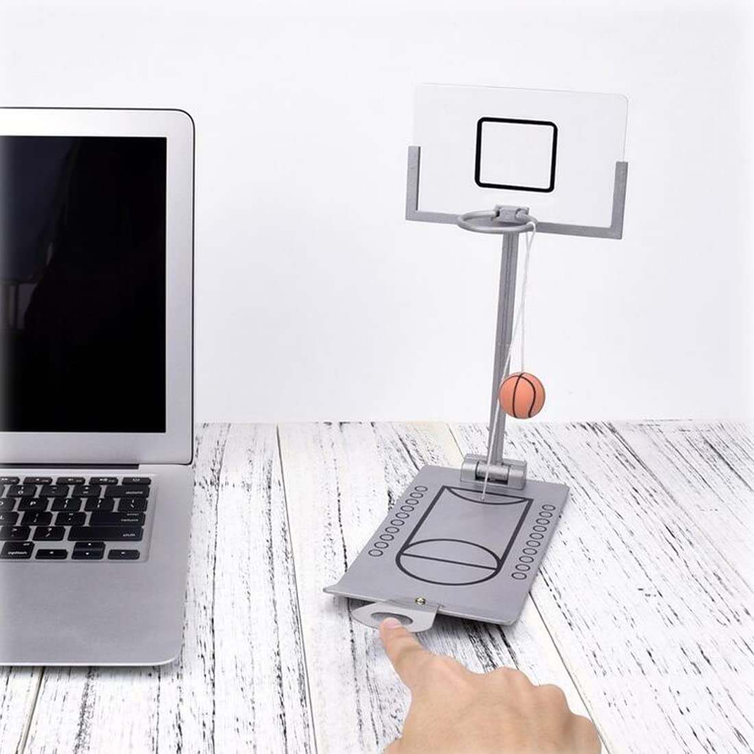 HLJgift Creative Funny Desktop Miniature Basketball Game Toy - Christmas Day Gift Fun Sports Novelty Toy or Gag Gift Idea