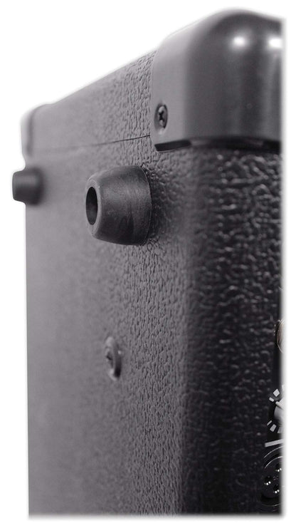 Rockville RPM45 1800w Powered 4-Channel Mixer Amplifier, USB, Effects, Phantom Power, Durable Wooden Enclosure, Compact Design, for Musicians and Small Venues