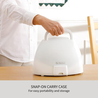 Panasonic Cordless Iron, Portable 360-Degree Freestyle Dry/Steam Iron with Precision Tips and Stainless Steel Soleplate, Anti-Calc and Anti-Drip, Power Base and Carrying/Storage - NI-QL1000G (Teal)