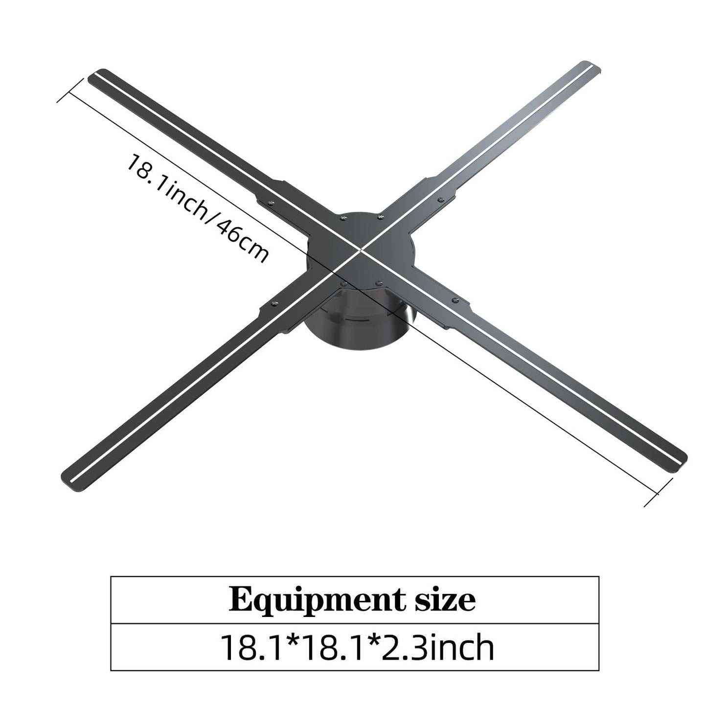 3D Hologram Fan,18.1"Hologram Fan with Remote/Bluetooth/WIFI/700 Video Library,Missyou Holographic Fan with HD LED 2000*1444PX Resolution Picture Fan Spinner Small for Shop/Bar/Christmas/Halloween