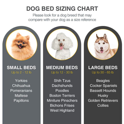 Keet Fluffy Deluxe Pet Bed Sofa Chocolate Small