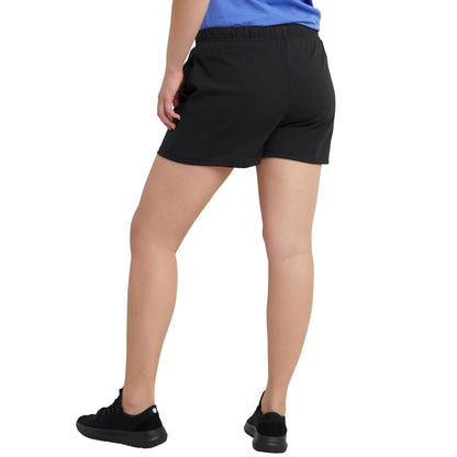 Hanes Comfortblend Essentials Drawstring, Cotton Women, Adjustable Shorts, Black, X Large