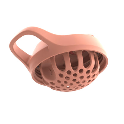 Promixx Pursuit Shaker Bottle Insulated Stainless Steel Water Bottle and shaker Cup, 18oz, Coral