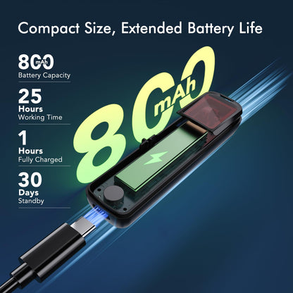 abyliee Upgraded Hidden Camera Detector - AI-Powered Anti-Spy Device, GPS Tracker & Bug Detector, Portable RF Signal Scanner for Hotels, Travel, Home & Office (Black)