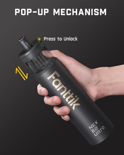 Fanttik E2 Ultra 3.7V Mini Electric Screwdriver, Cordless Screwdriver, Max 0.6N.m, 50 Magnetic Bits, 5/32'' Hex, Magnetic Storage, Repair Tool for Electronics, Camera, Laptop, and PC Build (Grey)