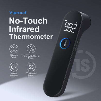 No-Touch Forehead Thermometer for Adults and Kids, Fast Accurate Baby Thermometer with Fever Alarm & Mute Mode - Take Quick Temperature Easily