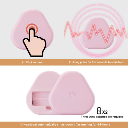 Moropaky Hearbeat Toy for Dog Anxiety Relief Behavioral Training Aid Toy, Grey