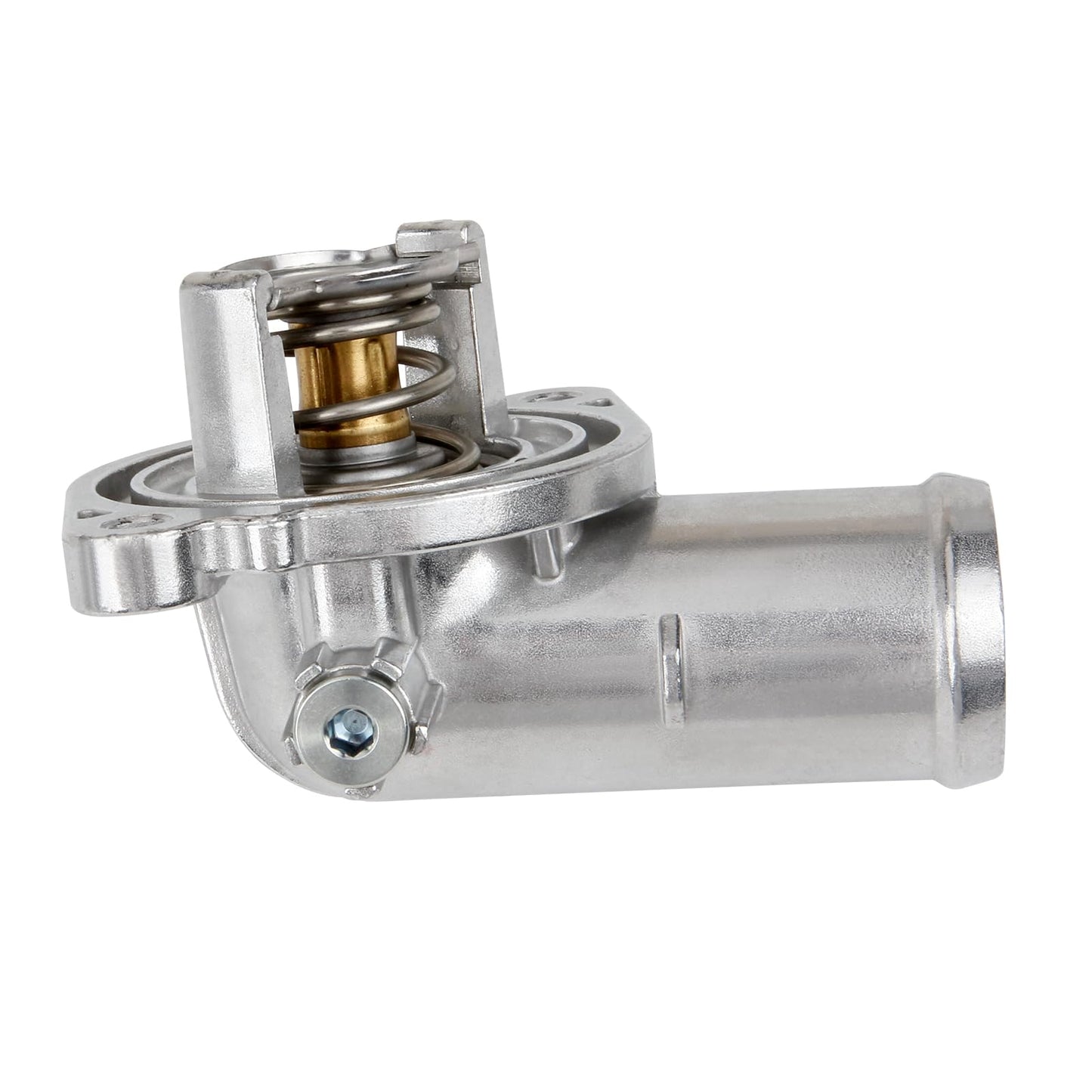 MITZONE Upgrade Aluminium Thermostat Housing Assembly Compatible with 2011-2021 Jeep Dodge RAM Chrysler 3.6L 3.2L V6 Vehicles - 200 Town & Country Avenger Grand Caravan Cherokee