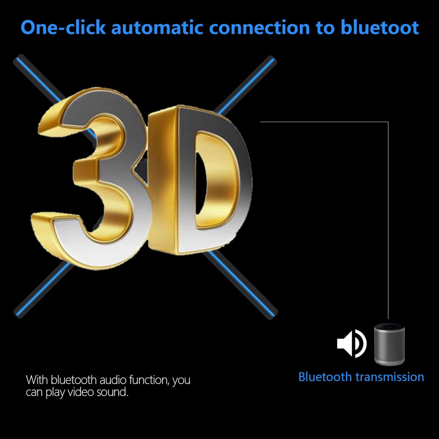 3D Hologram Fan, 52cm 3D Hologram Projector HD LED Holographic Christmas Tree Advertising Display with Remote Bluetooth WiFi,1500 Video Library for Business,Bar,Halloween Missyou 20.5 Inch