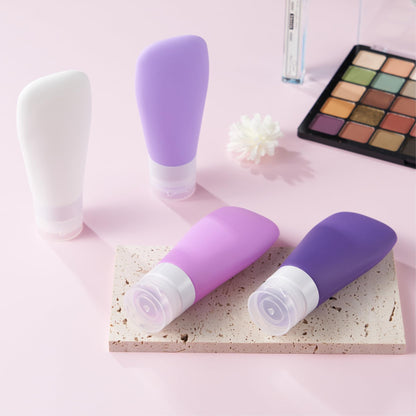 INSFIT Portable Travel Bottles, TSA Approved Leak Proof Containers for Toiletries, BPA Free Refillable Accessories for Shampoo, Body Wash, Liquids (4 Pack)