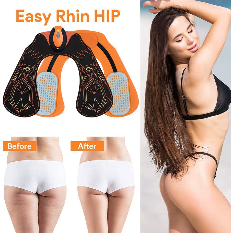 FOPIE HIPS Trainer, ABS Stimulator Electronic Muscle Toner, Smart Wearable Butt Lifting Machine, Body Beauty Intelligent Wireless Fitness Apparatus for Men Women