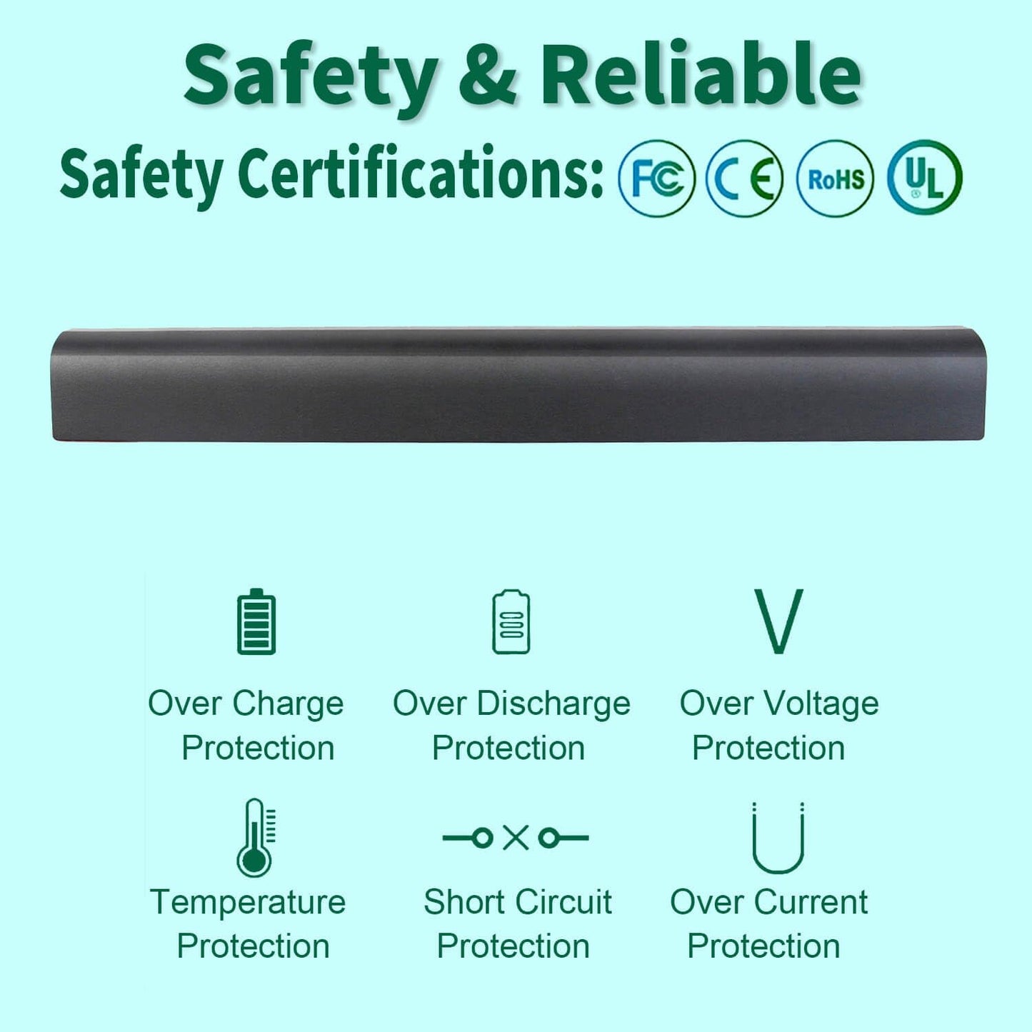 800049-001 KI04 Notebook Battery for HP Pavilion 15-ab 15-an 17-g 15t-ab100 17t-g100 17t-s100 cto Series 15-ab143cl 15-ab223cl 15-ab153nr 15-an044nr 14-ab166us 17-ab220nr 17-g133cl 800009-421 TPN-Q158