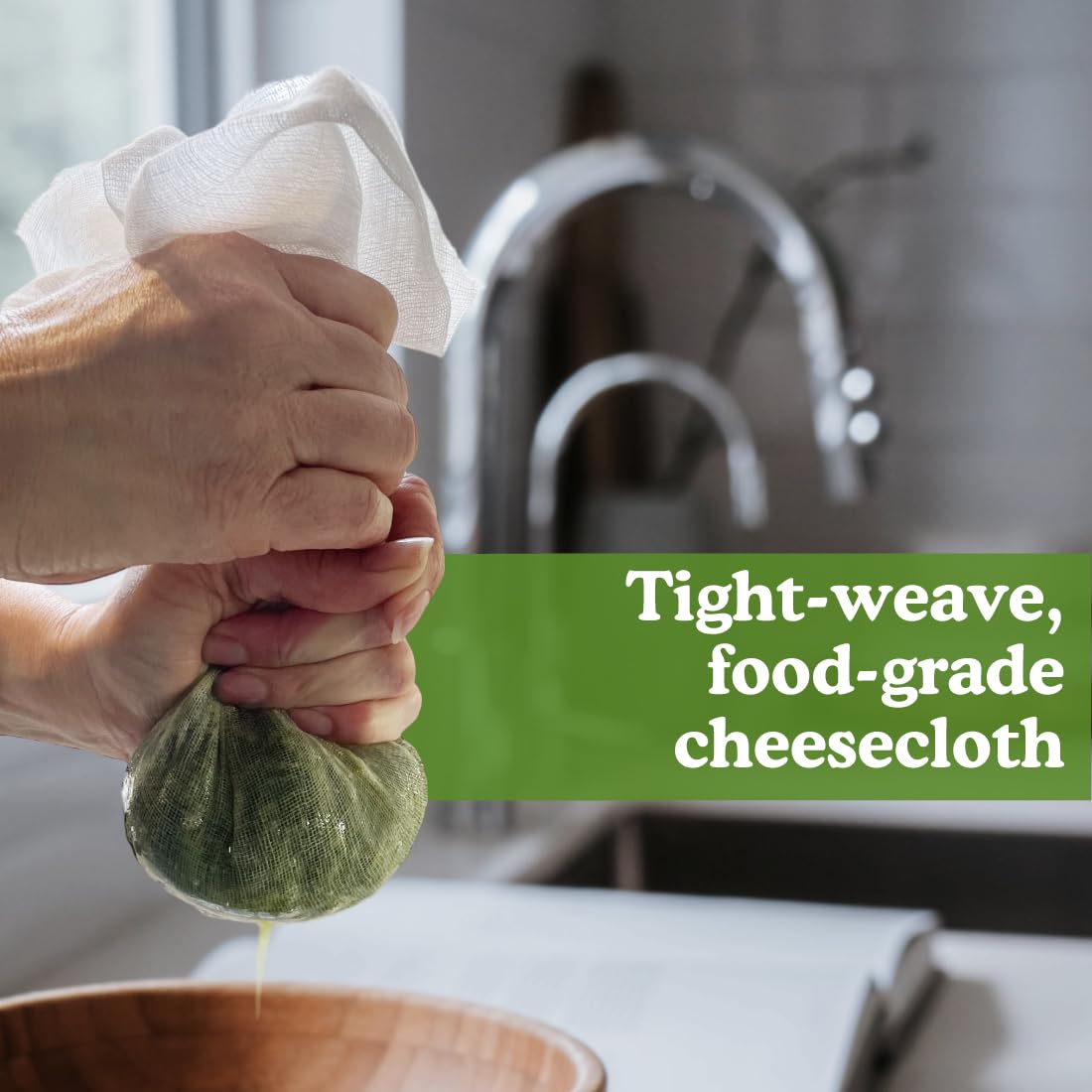 Regency Wraps 100% Cotton Ultra Fine Natural Cheese Cloth, 9 sq.ft 36" X36" 1pc, Chef Grade for Basting Turkey, Canning, Straining, Cheesemaking