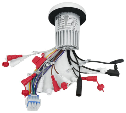 Rockville RGHR2 Marine Gauge Hole Receiver, Bluetooth/USB/AM/FM, TDA7851L Amp, 288W Peak (72W x 4), IP66 Waterproof, Wired Remote, for Boats/ATVs/UTVs