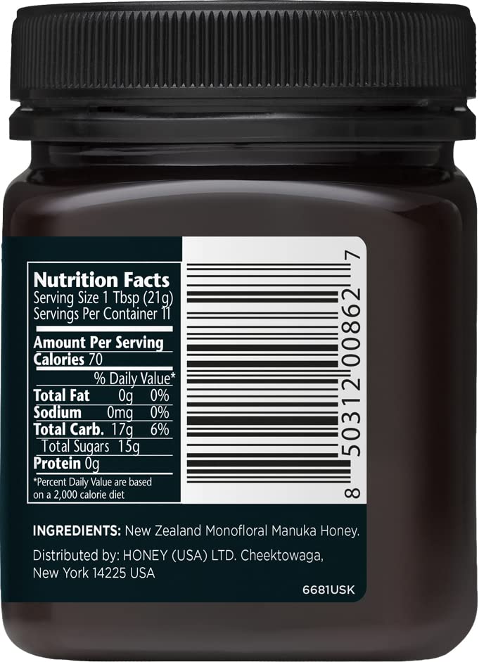 MANUKA DOCTOR - MGO 925+ Manuka Honey Monofloral, 100% Pure New Zealand Honey. Certified. Guaranteed. RAW. Non-GMO (8.75 oz)