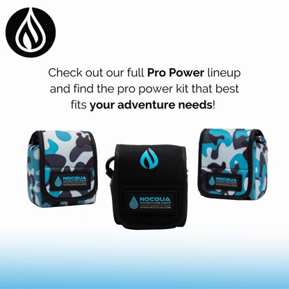 NOCQUA Pro Power Water-Resistant Battery & Charger Kit - Compatible with GPS, Depth & Fish Finders, & Most 12 Volt Electronics