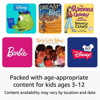 Amazon Echo Pop Kids (newest model), Designed for kids, with parental controls, Includes 6 months of Amazon Kids+, Disney Princess