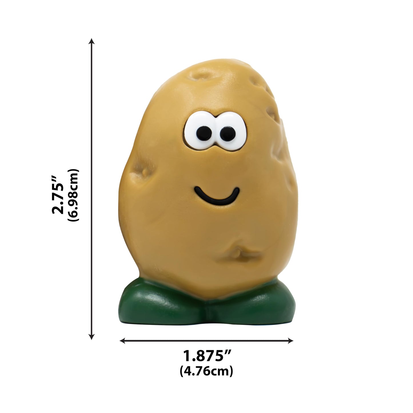 Joie Spud Dude Potato Brush, Vegetable and Fruit Scrubber, Produce Cleaner, Cute Kitchen Gadget, Dishwasher Safe