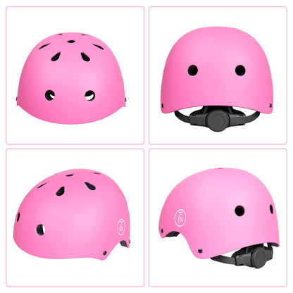 67i Bike Helmet for Adults & Kids 8-14 - Adjustable L (22.83”-23.82”) Lightweight Ventilated Cycling Helmets with 11 Vents (Pink)