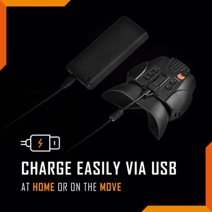 Night Vision Goggles - Nightfox Swift Head Mounted Night Vision Binoculars, Wide Angle 1x Lens NVG, Close Quarters NVG Goggles Tactical Infrared Night Vision Binoculars for Adults