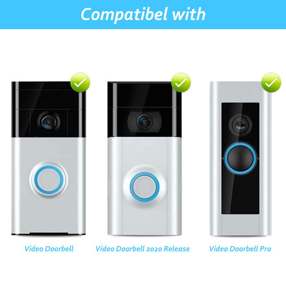 RingDoorbell Screws Replacement, Blue Double-Ended T6 T15 Screwdriver with 20Pcs/5Set Doorbell Security Screws for Camera Video Doorbell Replacement Kits Compatible with All R/ing Doorbells