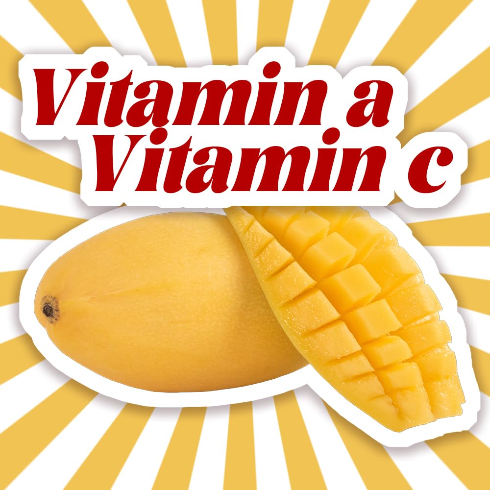 ONETANG Freeze-Dried Fruit Mango Chips, 10 Pack Single-Serve Pack, Non GMO, Kosher, No Add Sugar, Gluten free, Vegan, Holiday Gifts, Healthy Snack 0.35 Ounce