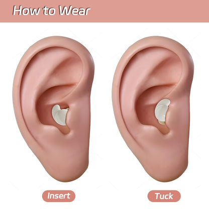 LOBKIN Sleep Headphones,Wireless Bluetooth 5.4 Noise Blocking Sleeping Headphones,Sleep Earbuds for Side Sleepers in-Ear Soft Mini Invisible Buds for Sleeping Working