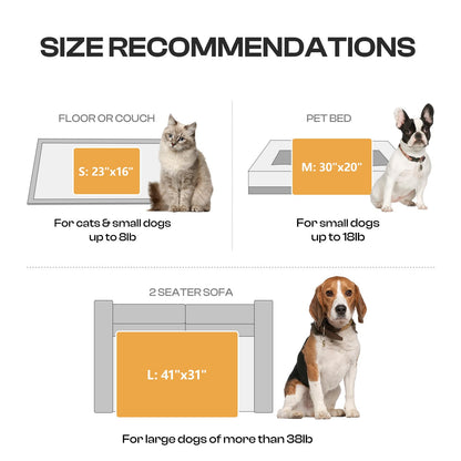 1 Pack 3 Blankets Super Soft Fluffy Premium Fleece Pet Blanket Flannel Throw for Dog Puppy Cat Paw Brown/Pink/White Small(23x16 inch)