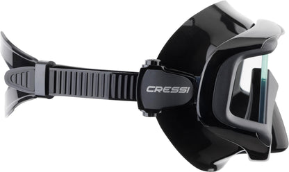 Cressi Liberty Triside Spe Diving Mask, Black/Black/Black