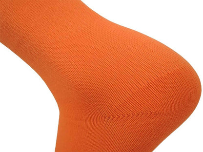 Fitliva Baseball Socks Orange Tube Socks for Sports Meeting Bulk Team (12Pack-Neon Orange)