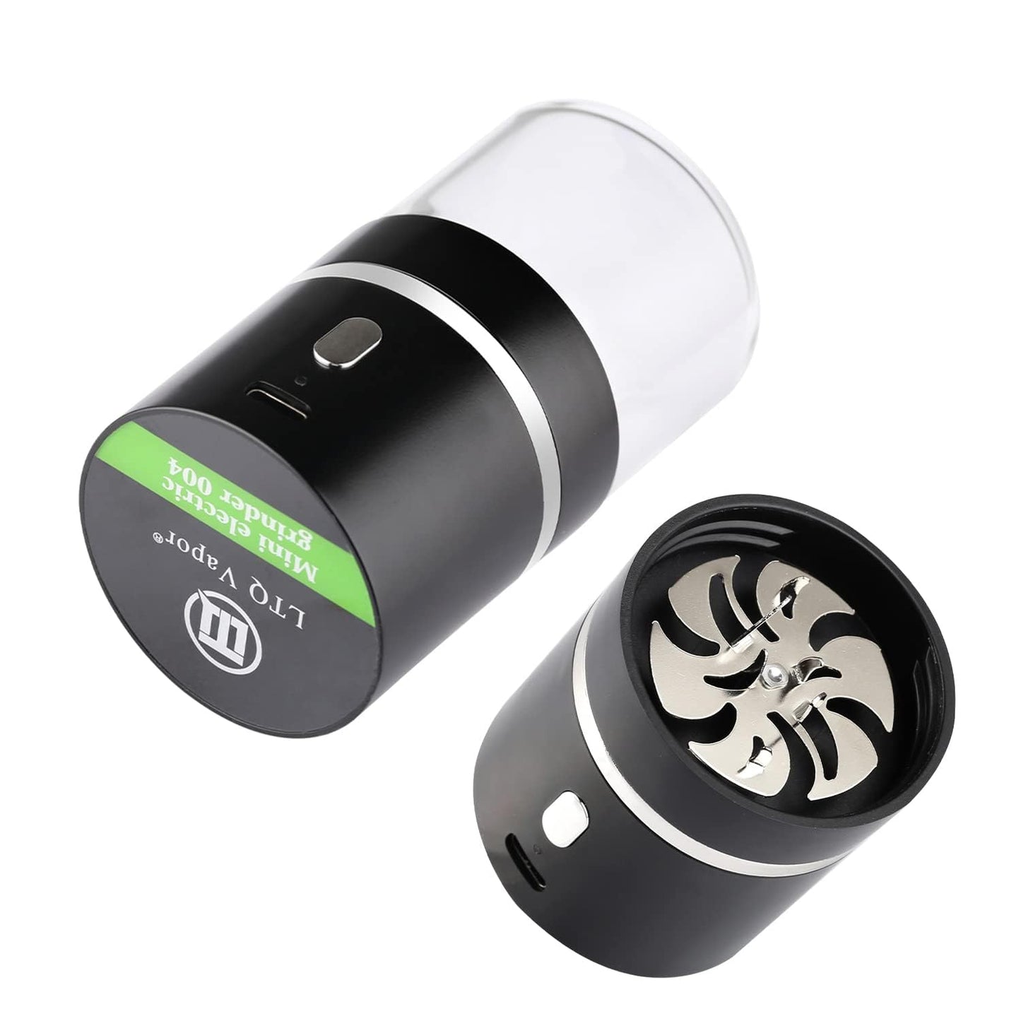 AiTURE Upgraded Mini Electric Grinder Spice Smart Herb 400 mAh with 50ml Jar,Easy to Carry(Grinder)