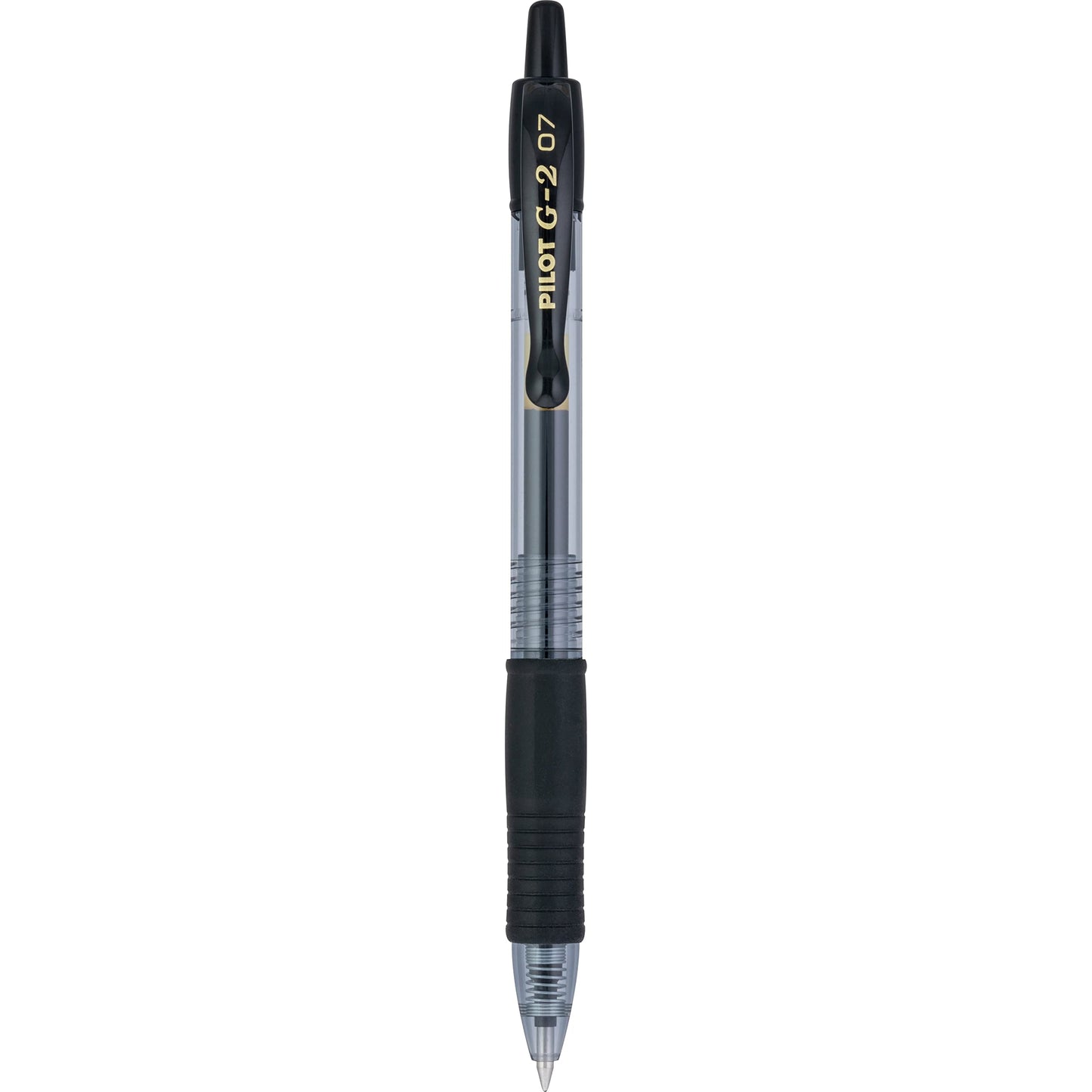 Pilot G2 Premium Gel Roller Pens 0.7, Fine Point Smooth Writing Pens Black, Pack of 12