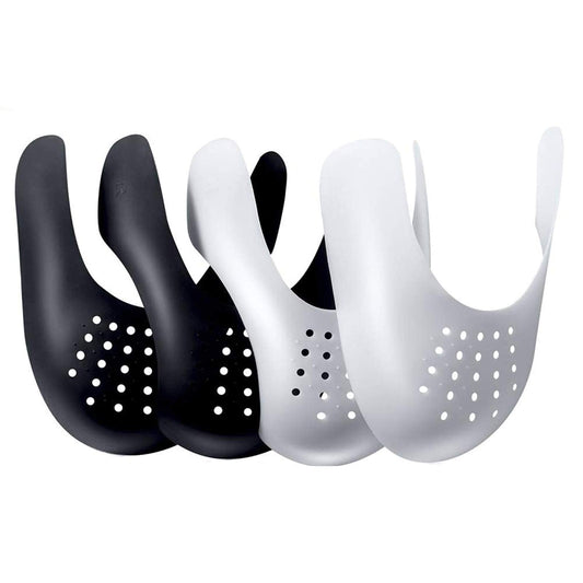 Miiooan Shoe Crease Protectors, 3 Pairs Sneaker Toe Box Wrinkle Protector Men’s 7-12/ Women’s 5-8 (2White &1Black)