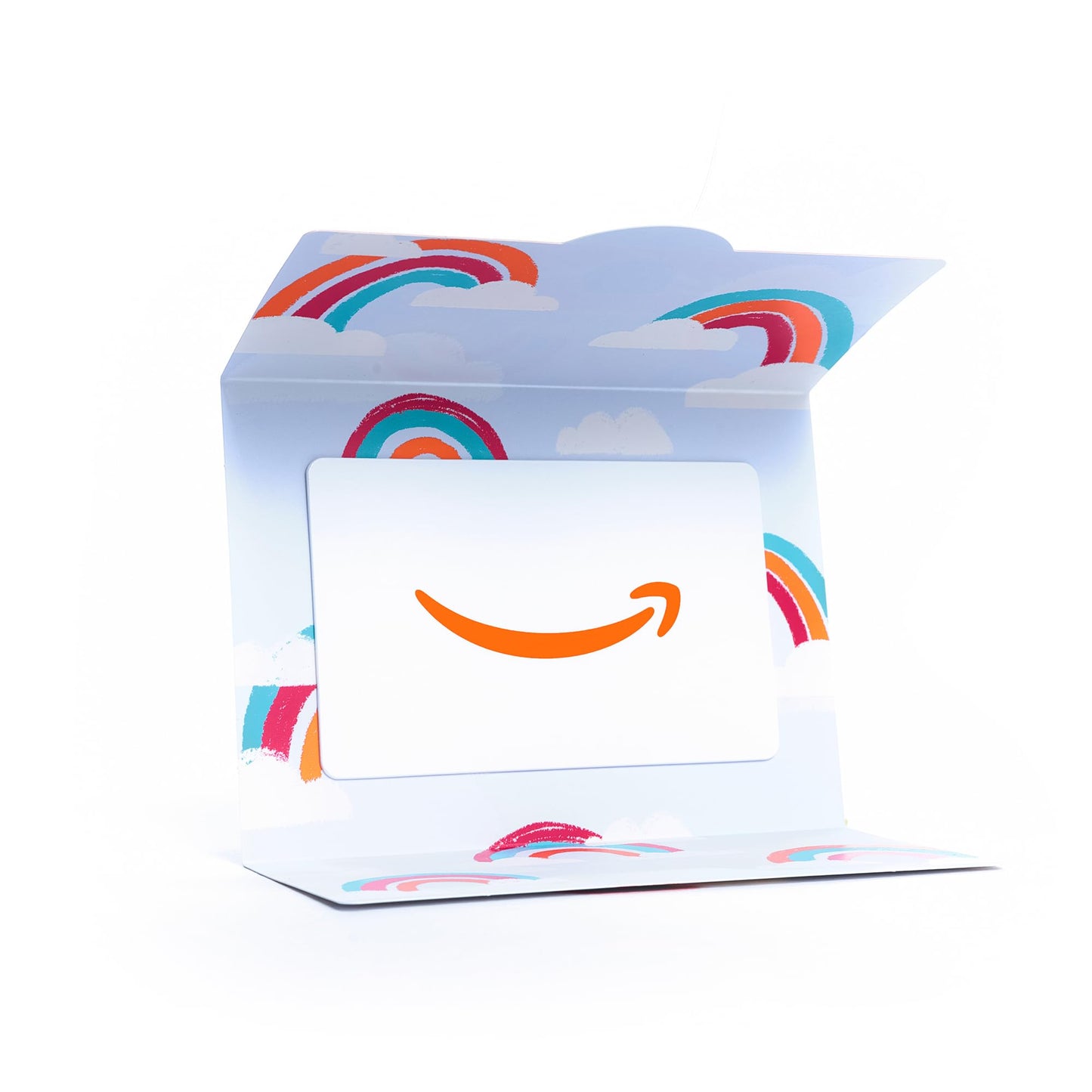 Amazon Physical Gift Card in Mini Envelope - Rainbows & Clouds | Mothers Day, Graduation, Christmas, Birthday, Baby, Congrats, Thank You
