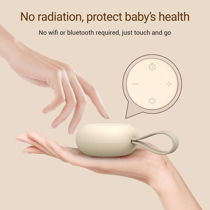 Portable Baby Sound Machine [White Noise for Babies Kids Adults][Sleep Soother][Timer Function][12 Soothing Sounds] 15 Hours Battery Life, Travel,Registry Gift,Shower,Clips on Baby Stroller