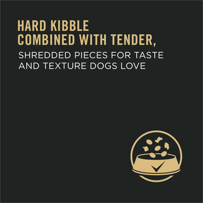 Purina Pro Plan High Protein Dog Food With Probiotics for Dogs, Shredded Blend Beef & Rice Formula - 18 lb. Bag