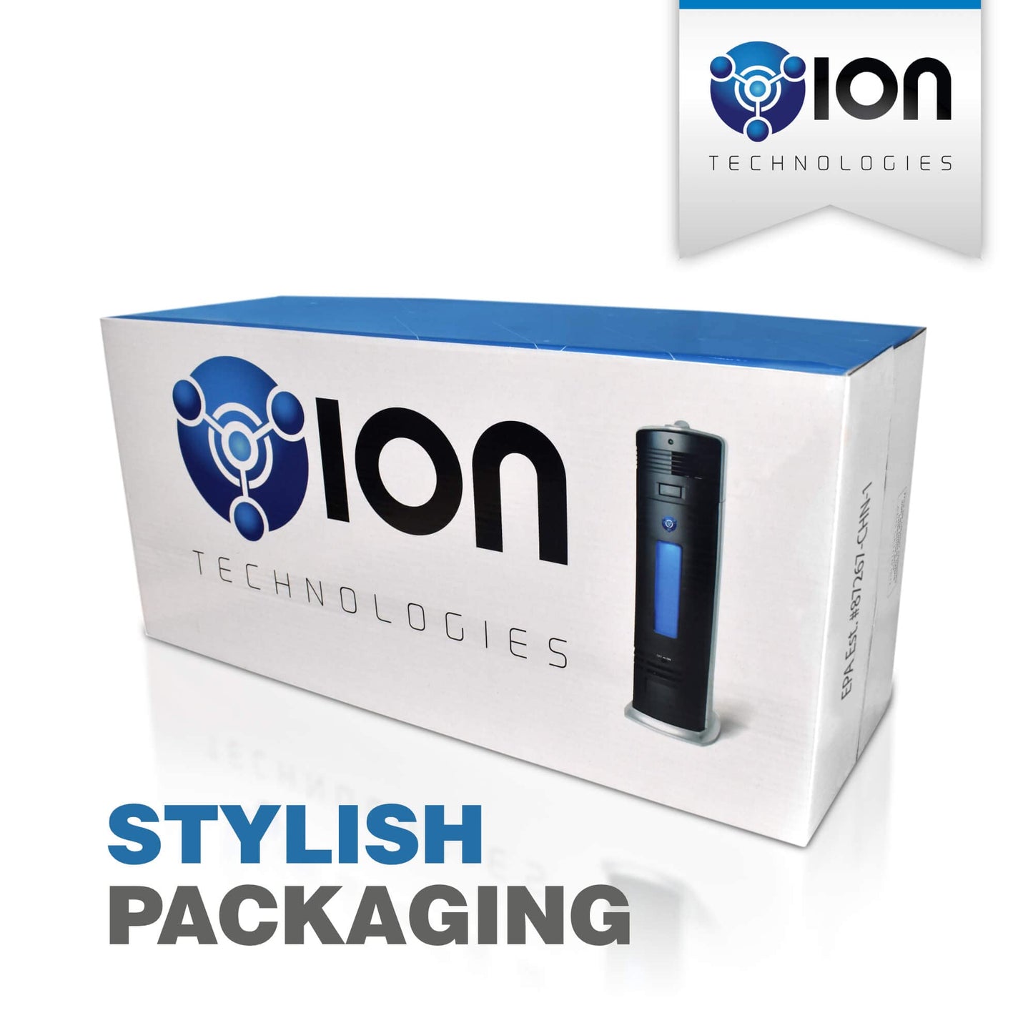 OION Technologies B-1000 Permanent Filter Ionic Air Purifier Pro Ionizer with UV-C, New (Black)