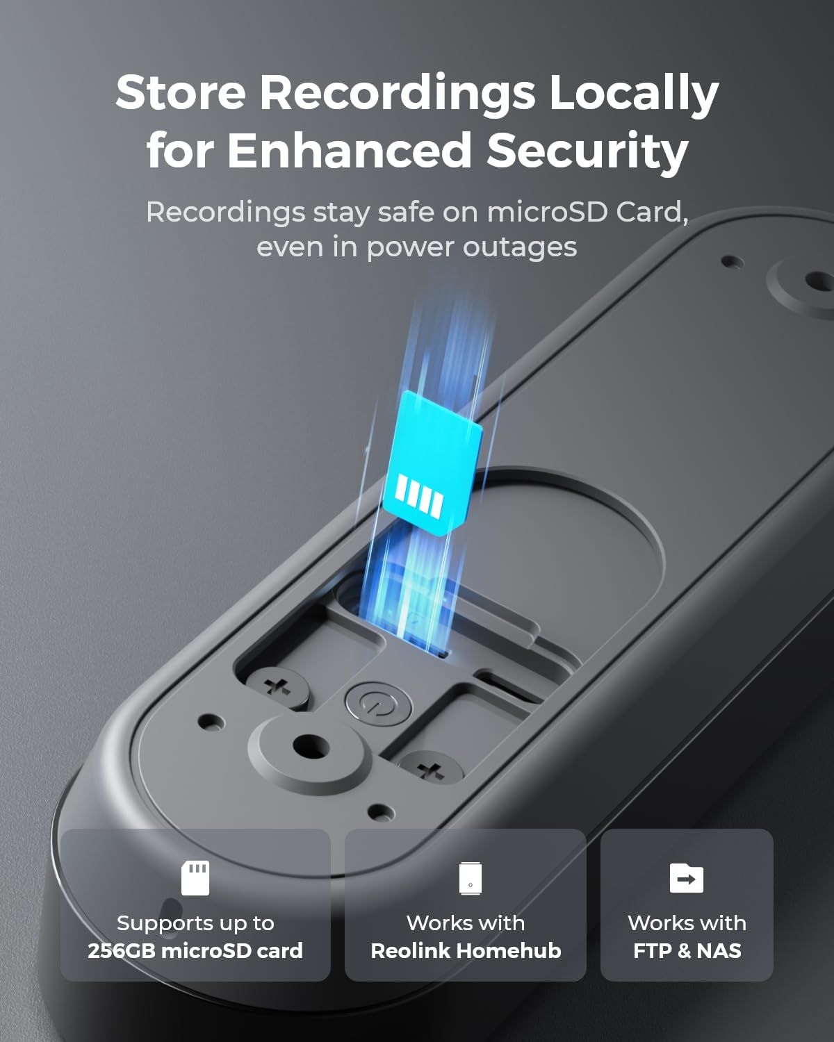 REOLINK Wireless 2K Battery Video Doorbell Camera, 150°x150° Head-to-Toe View, 2.4/5 GHz WiFi, Battery or Wired Power Options, Two-Way Talk, Person/Vehicle/Package Detection(Chime not Included)