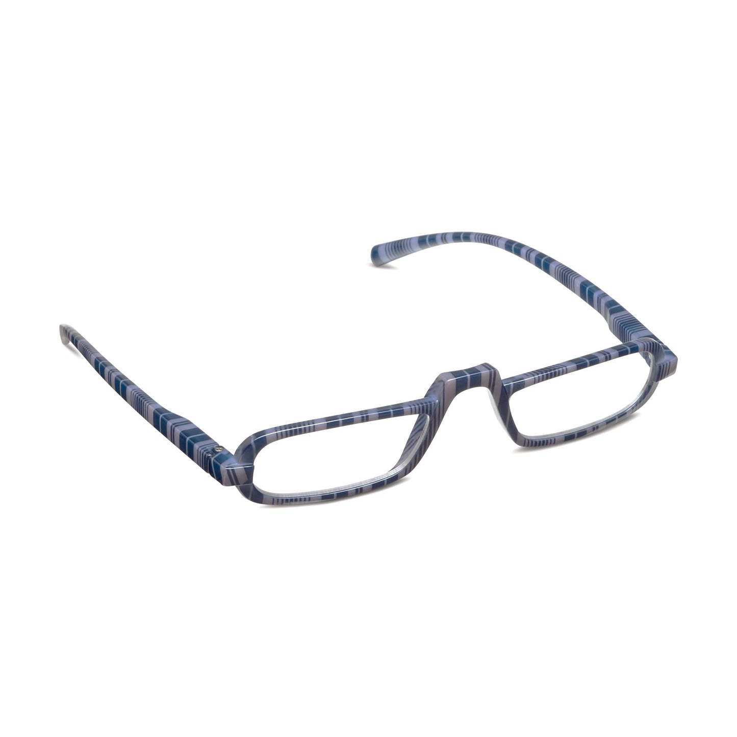 Peepers by PeeperSpecs Women's Fruit Stripe Gum Rectangle Reading Glasses, Navy, 1.75