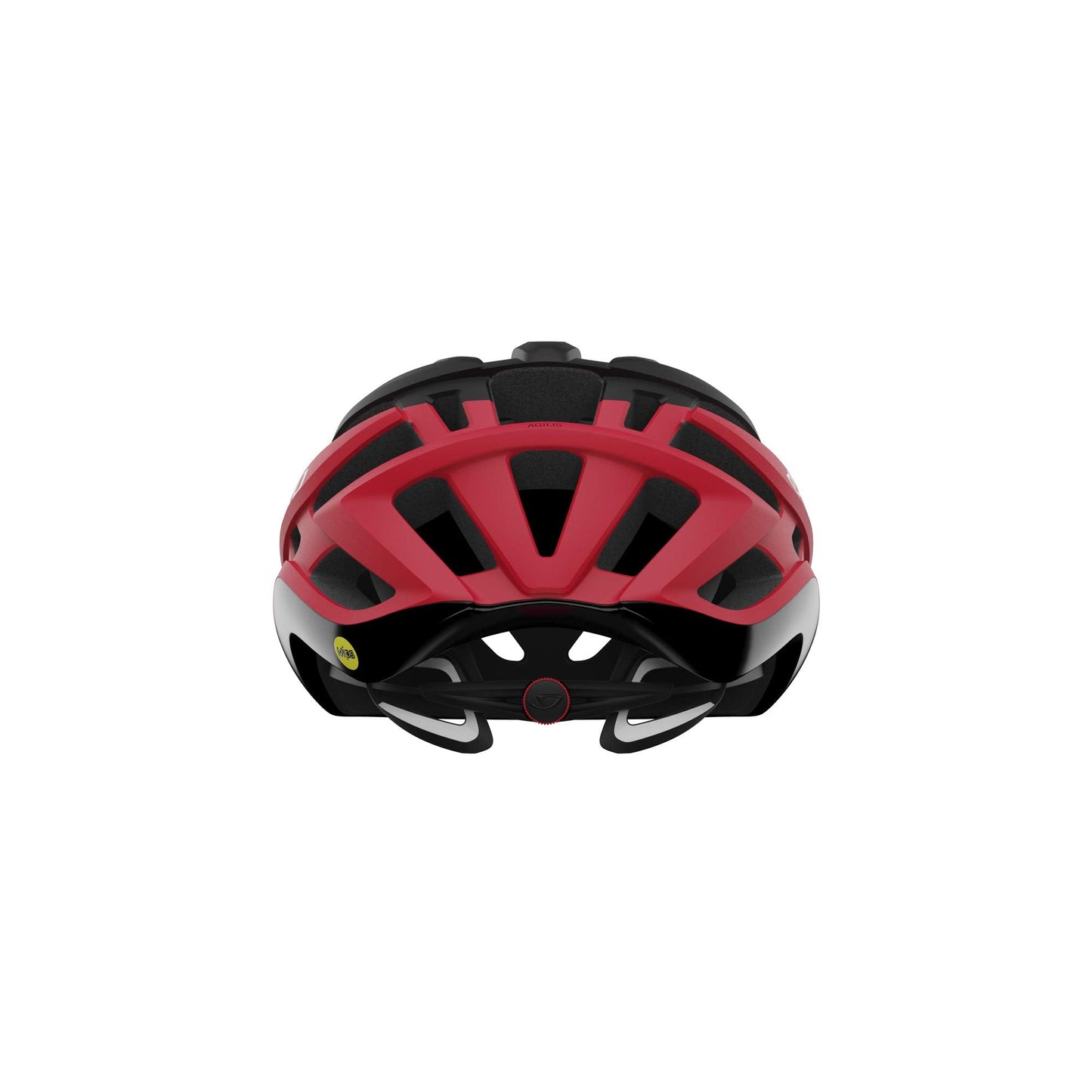 Giro Agilis MIPS Mens Road Cycling Helmet - Matte Black/Bright Red (2022), Large