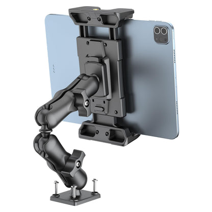 OHLPRO Tablet Mount for Truck - Heavy Duty Drill Base - Tablet Holder for Car Dashboard, iPad Holder for All 5"-13" iPad Pro Samsung Galaxy Kindle fire Tablets and Car Wall Desk etc.
